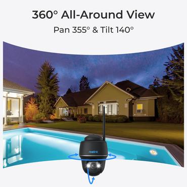 Reolink Argus Series B430-B Kuppel IP-sikkerhedskamera Indendørs & udendørs 2880 x 1616 pixel Loft