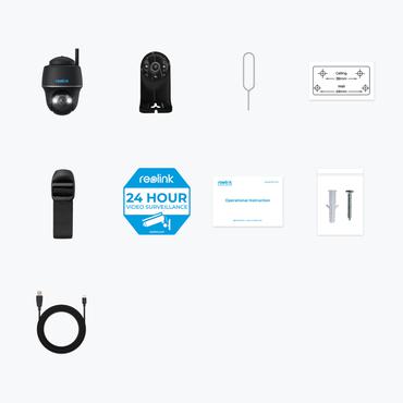 Reolink Argus Series B430-B Kuppel IP-sikkerhedskamera Indendørs & udendørs 2880 x 1616 pixel Loft