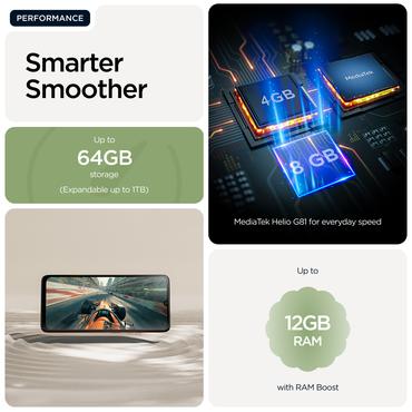 Motorola moto g06 17,5 cm (6.88") Dual SIM Android 15 4G USB Type-C 4 GB 256 GB 5200 mAh Grøn