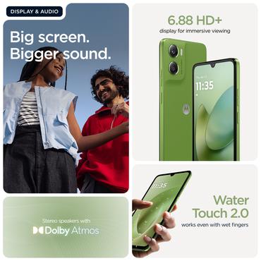 Motorola moto g06 17,5 cm (6.88") Dual SIM Android 15 4G USB Type-C 4 GB 256 GB 5200 mAh Grøn