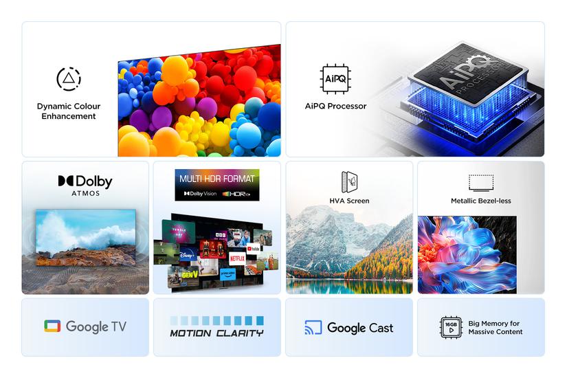 TCL V6C 65V6C TV 165,1 cm (65") 4K Ultra HD Smart TV Wi-Fi Metallic 280 cd/m²