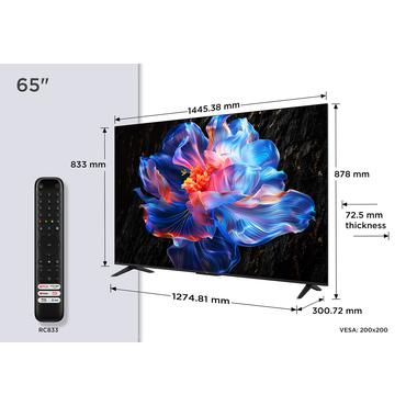 TCL V6C 65V6C TV 165,1 cm (65") 4K Ultra HD Smart TV Wi-Fi Metallic 280 cd/m²