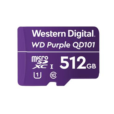 WD Purple SC QD101 WDD512G1P0C - flashhukommelseskort - 512 GB - microSDXC UHS-I