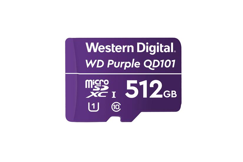 WD Purple SC QD101 WDD512G1P0C - flashhukommelseskort - 512 GB - microSDXC UHS-I