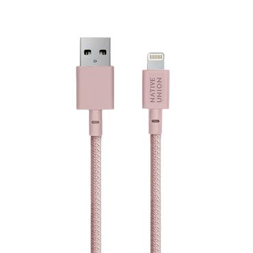 Native Union Night Cable-Lightning 3 m Rose