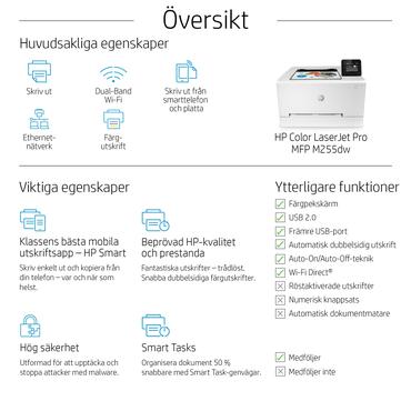 HP Color LaserJet Pro M255dw - printer - farve - laser