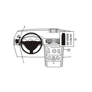 Brodit ProClip Left mount - montering för mobiltelefon