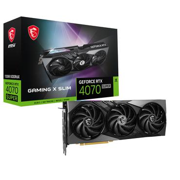MSI GeForce RTX 4070 SUPER 12G GAMING X SLIM Grafikkort - 12GB GDDR6X