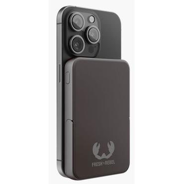Fresh 'n Rebel 228301 powerbank Lithium polymer (LiPo) 5000 mAh Trådløs opladning Grå