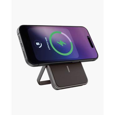 Fresh 'n Rebel 228301 powerbank Lithium polymer (LiPo) 5000 mAh Trådløs opladning Grå