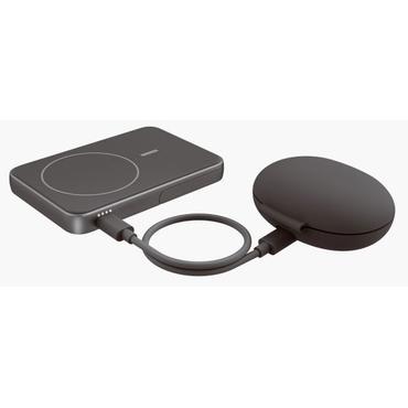 Fresh 'n Rebel 228301 powerbank Lithium polymer (LiPo) 5000 mAh Trådløs opladning Grå