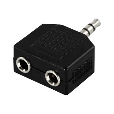 DELTACO lydsplitter 3,5mm jack til 2X 3,5mm jack