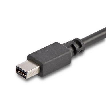 StarTech.com 1,8 m USB-C till Mini DisplayPort-kabel - 4K 60Hz - Svart - DisplayPort-kabel - 24 pin USB-C till Mini DisplayPort - 1.8 m