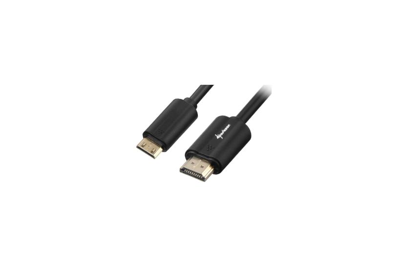 Sharkoon HDMI-kabel med Ethernet - 1 m