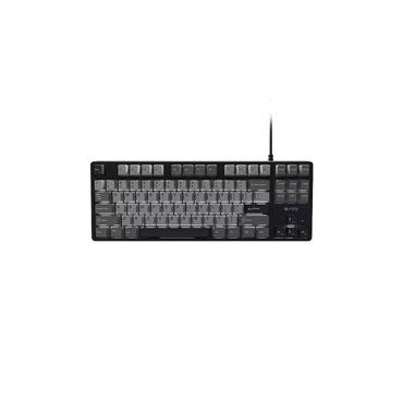 Natec Tangentbord - Mekanisk - Kabel - Tenkeyless (TKL) - Svart, Grå