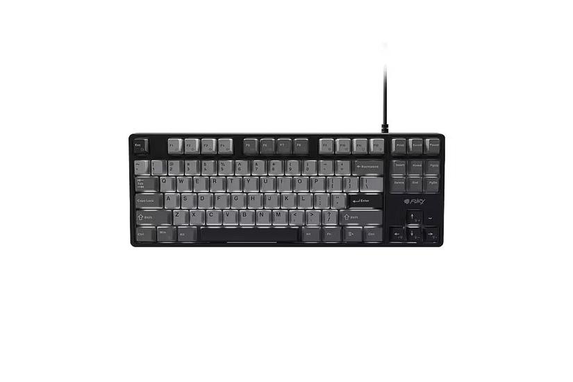 Natec Tangentbord - Mekanisk - Kabel - Tenkeyless (TKL) - Svart, Grå