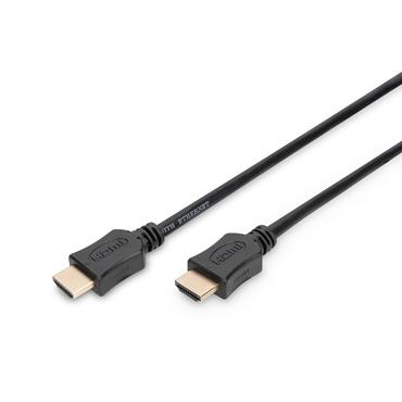 Digitus AK-330107-050-S HDMI-kabel 5 m HDMI Type A (Standard) Sort