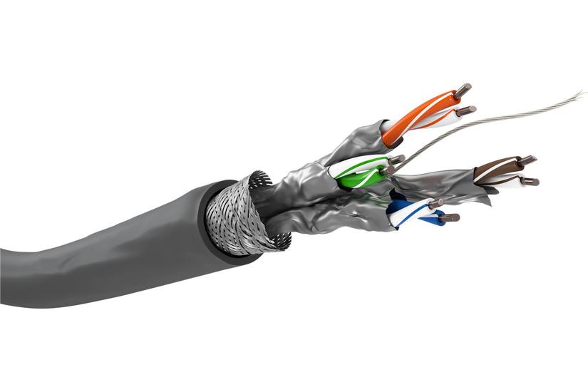 goobay bulkkabel - 100 m - grå