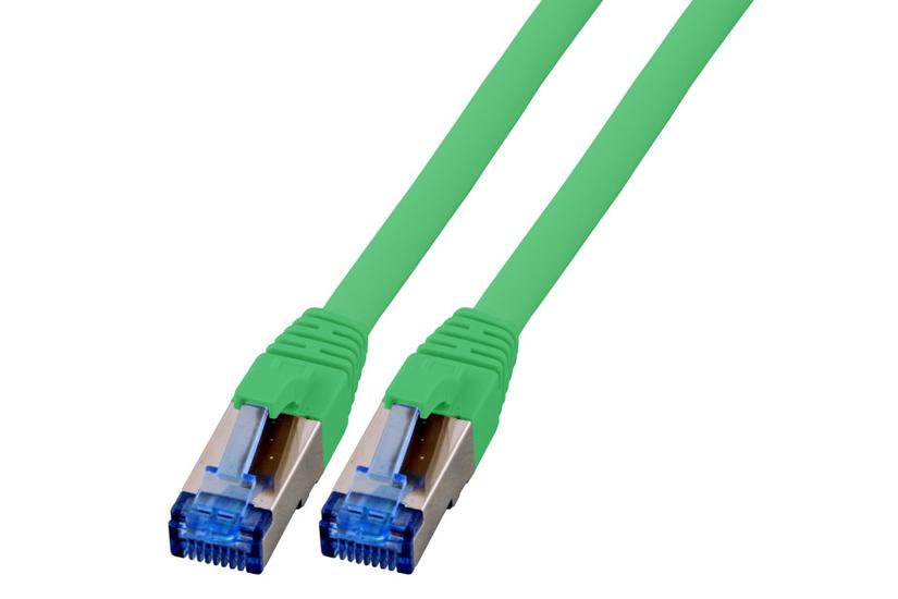EFB Elektronik K5525FGN.0,5 netv&aelig;rkskabel Gr&oslash;n 0,5 m Cat6a S/FTP (S-STP)