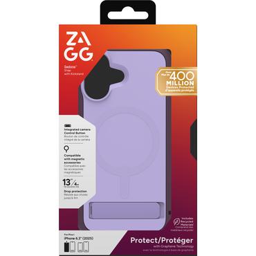 ZAGG Sedona Snap Kickstand mobiltelefon etui 16 cm (6.3") Cover Lilla