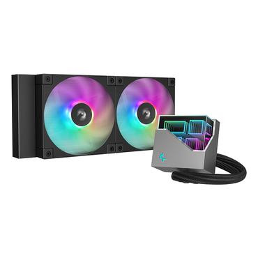 DeepCool LT240 Processor Alt-i-en v&aelig;skek&oslash;ler 12 cm Sort 1 stk