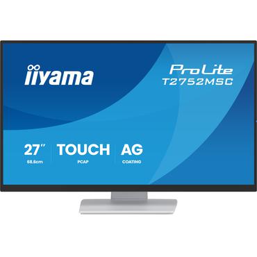 iiyama ProLite T2752MSC-W1AG computersk&aelig;rm 68,6 cm (27") 1920 x 1080 pixel Fuld HD LCD Ber&oslash;ringssk&aelig;rm Hvid