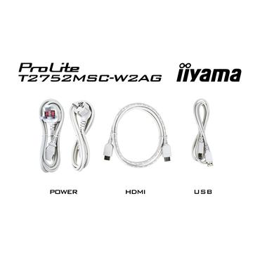 iiyama ProLite T2752MSC-W1AG computersk&aelig;rm 68,6 cm (27") 1920 x 1080 pixel Fuld HD LCD Ber&oslash;ringssk&aelig;rm Hvid