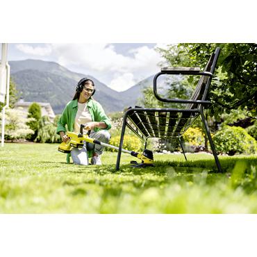 Kärcher LTR 3-18 DUAL BATTERY SET 30 cm Batteri Sort, Rustfrit stål, Gul