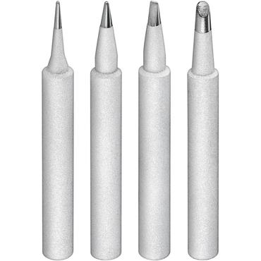 Spare Soldering Tip Set for EP 5 / EP 6 Soldering Station, Soldering Iron, Various Versions - replacement soldering tips for articles 51098, 598