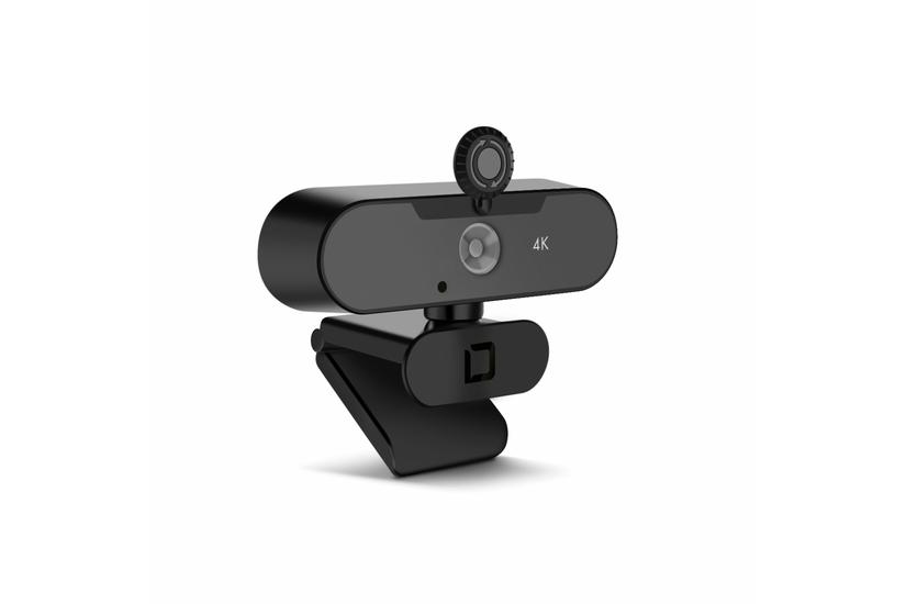 DICOTA Webcam PRO Plus 4K - Webbkamera - f&auml;rg - 3840 x 2160 - 2160p - ljud - USB 2.0