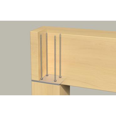 Holzbauschraube PowerFull II 6,0x100 ZK TX VG (100 Stück, Vollgewinde, verzinkt)