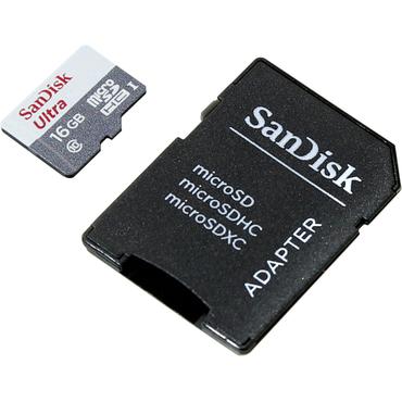 SanDisk Ultra - flashhukommelseskort - 16 GB - microSDHC UHS-I