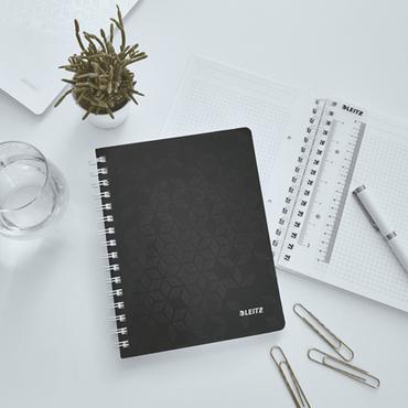 Leitz Notesblok WOW PP A5 kvadreret 80 gram 80 ark