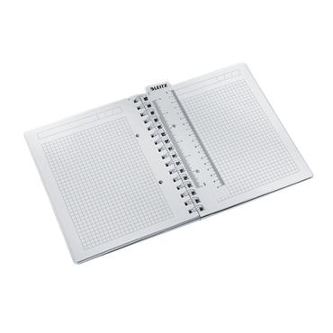 Leitz Notesblok WOW PP A5 kvadreret 80 gram 80 ark