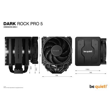 be quiet! Dark Rock PRO 5 - processor-k&oslash;ler