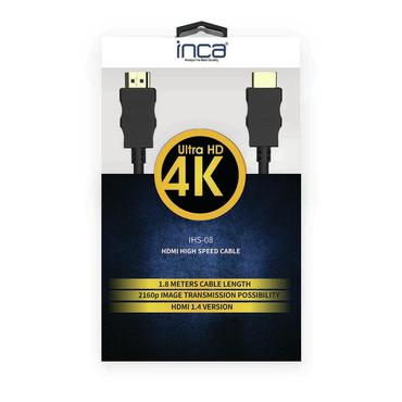 INCA HDMI-Kabel IHS-08   1.4 Anschlusskabel 4K, 30HZ, 1.8m