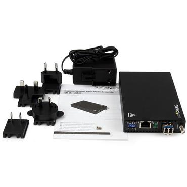 StarTech.com Singlemode (SM) LC Fiber Media Converter for 1Gbe Network
