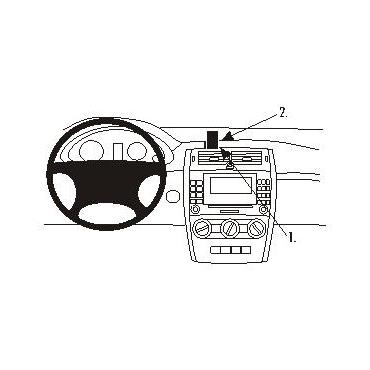 Brodit ProClip Center mount - montering för mobiltelefon