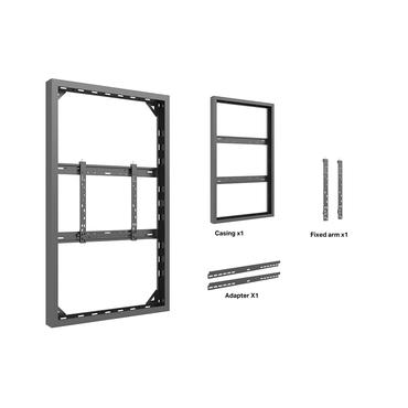 Multibrackets M Pro Series h&ouml;lje - medium - f&ouml;r LCD-display - h&ouml;g ljusstyrka - svart, RAL 9005