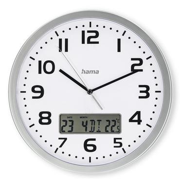 moorea DCF radio wall    clock silver 30cm