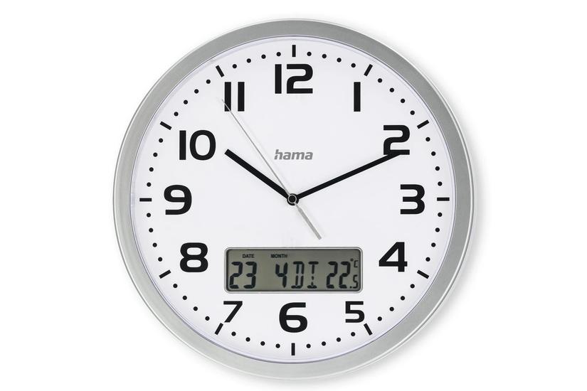 moorea DCF radio wall    clock silver 30cm