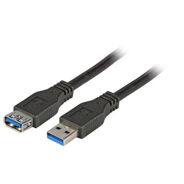 EFB Elektronik USB 3.0 A / A 3m USB-kabel USB 3.2 Gen 1 (3.1 Gen 1) USB A Sort