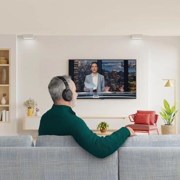 Hama 00221847 hovedtelefoner/headset Kabel & tr&aring;dl&oslash;s TV Bluetooth Sort