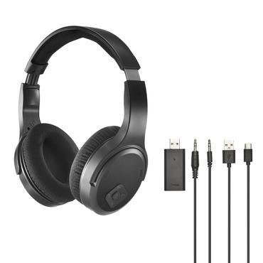 Hama 00221847 hovedtelefoner/headset Kabel & trådløs TV Bluetooth Sort