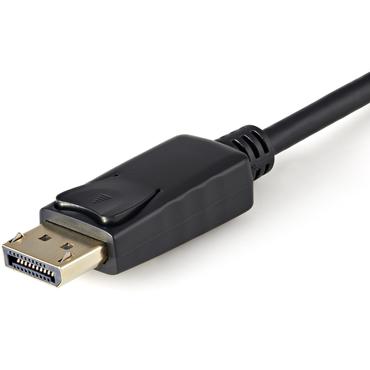 StarTech.com 1 m DisplayPort till VGA-kabel - Aktiv DisplayPort till VGA-kabeladapter - 1080p video - DP till VGA-sk&auml;rmkabel - DP 1.2 till VGA-konverterare - L&aring;sande DP-kontakt - videoadapterkabel - DisplayPort till HD-15 (VGA) - 1 m