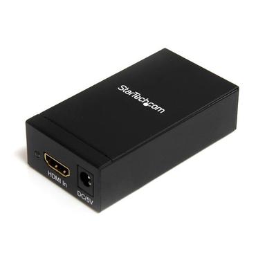 StarTech.com Aktiv HDMI eller DVI till DisplayPort-konverterare - videokonverterare - svart