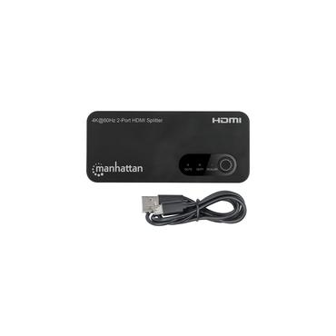 Manhattan 207614 video-splitter HDMI 2x HDMI