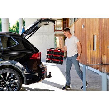 Einhell E-Case S-F &AElig;ske med sm&aring; dele Polypropylen Sort, R&oslash;d