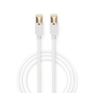 Nedis CCBW85221WT30. Kabellänge: 3 m, Kabelstandard: Cat6, Kabelschirmung: S/FTP (S-STP), Anschluss 1: RJ-45, Anschluss 2: RJ-45, Beschichtung Steckerkontakte: Gold (CCBW85221WT30)