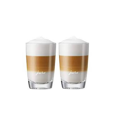 Jura - latte macchiato glas - H&oslash;jde 15 cm - 300 ml (pakke med 2)